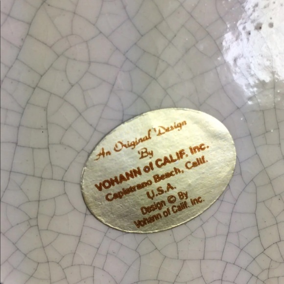 ⭐️Vintage Vohann Of California Original Design Cascade Sienna Pitcher & Bowl MCM - Picture 10 of 11